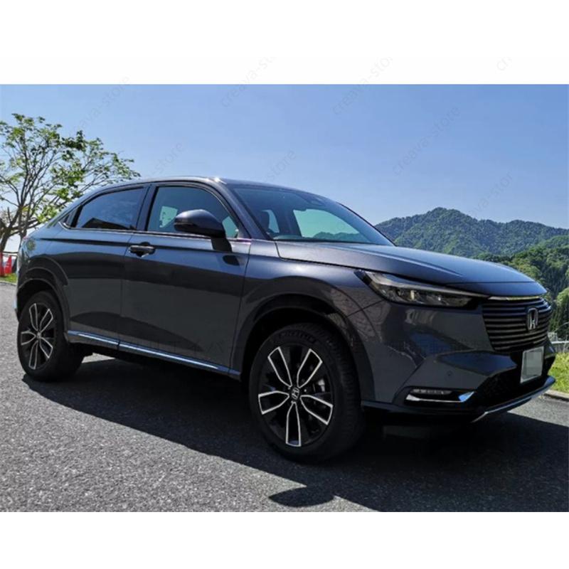 ホンダ ヴェゼル 21-22 サイドドアトリム HR-V 専用ドアモールガーニッシュカバー ABS 4PCS 外装 カスタムパーツ_3