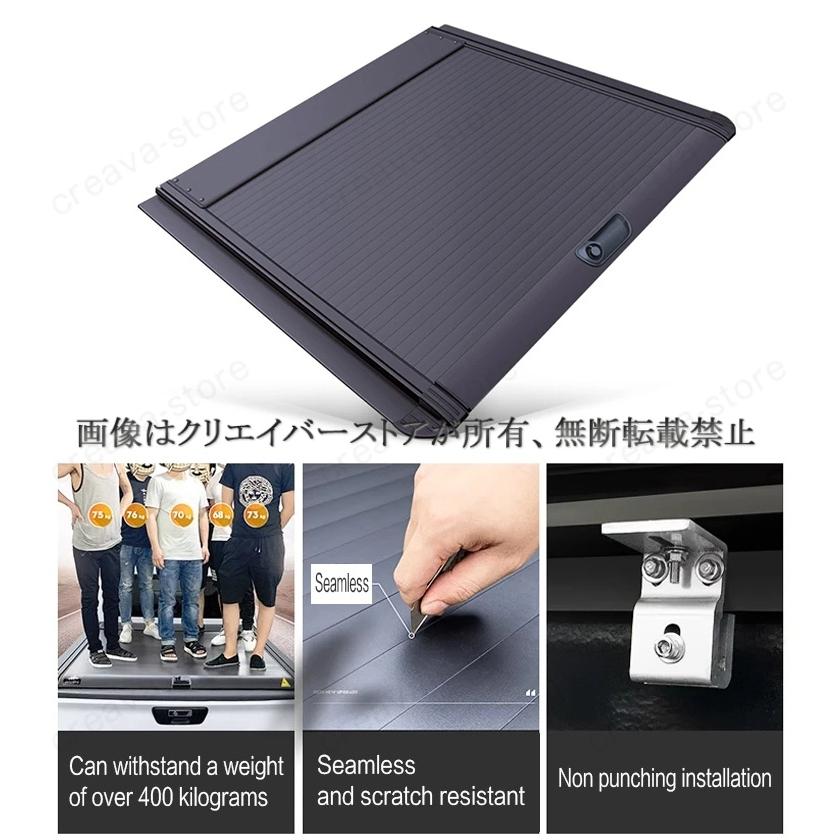 トヨタ タコマtacoma ハードトノカバー シャッター式 ロック付き 格納