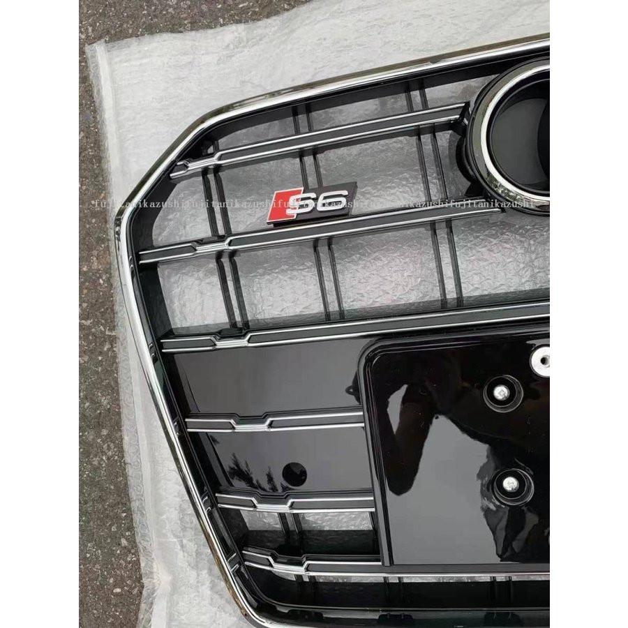 アウディ Audi A6(2016?2017 ) S6グリル フロント グリル エンブレム