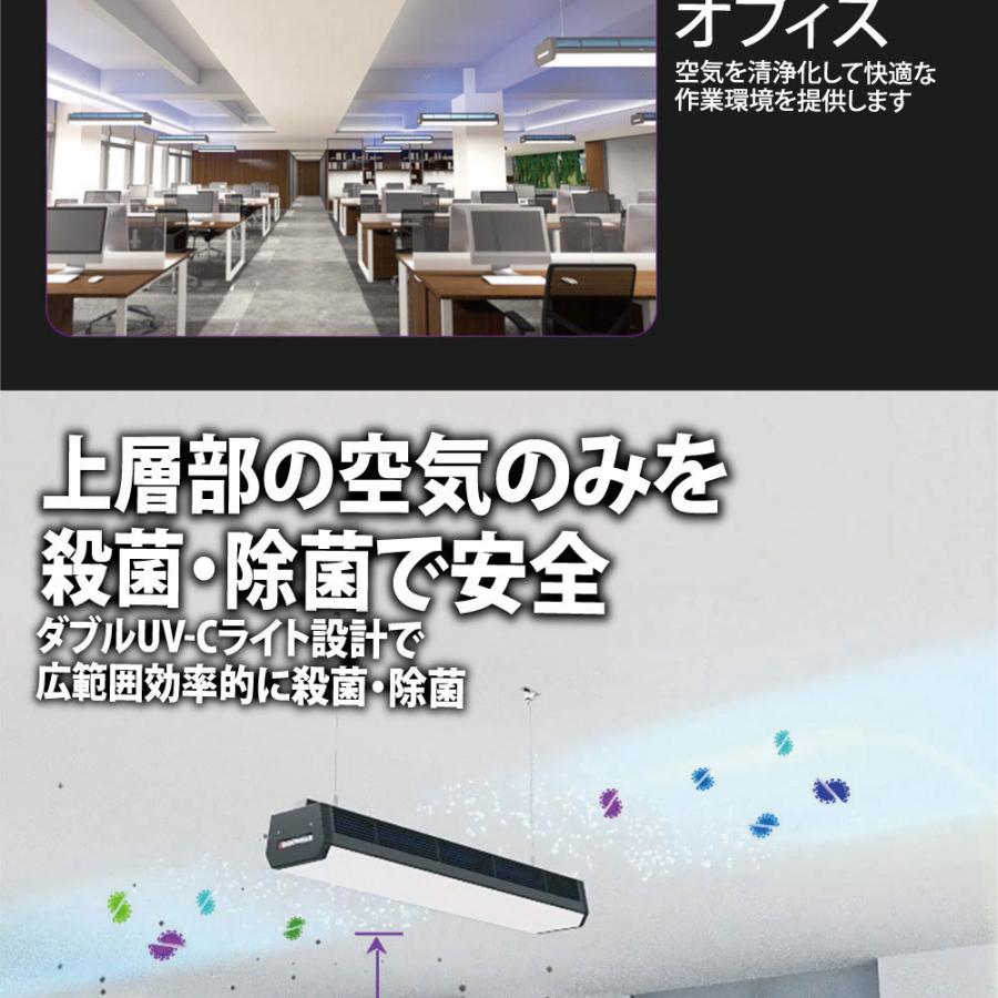 UV-C 天井設置型 125W 紫外線除菌殺菌照明 : クリエーボ - 通販
