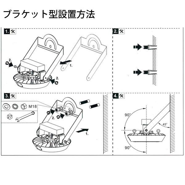 高天井用LEDランプ LED 水銀灯700W対応 ソケット型 防塵・防水 IP65 25000lm MEANWELL別置き電源｜creavo｜04