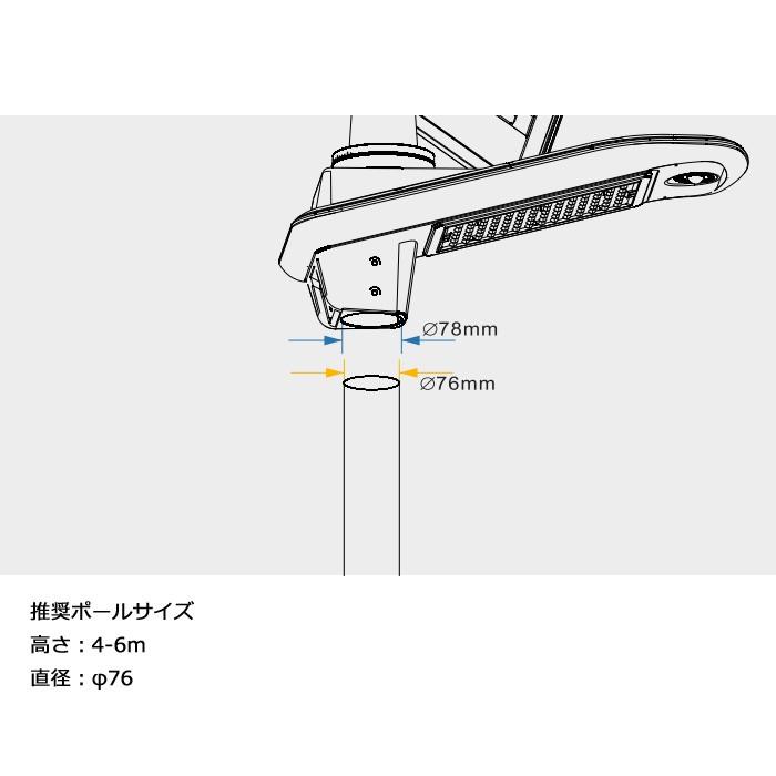 ソーラー街路灯 人感センサー付き 30w 4500lm 太陽光led 夜間自動点灯 昼光色 ポール別売 Cr Tsb G02 30 クリエーボ 通販 Yahoo ショッピング