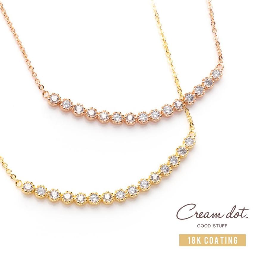 ネックレス レディース ビジュー ゴールド シルバー ピンクゴールド 華奢 重ね付け 結婚式 お呼ばれ 上品 ゆうパケット