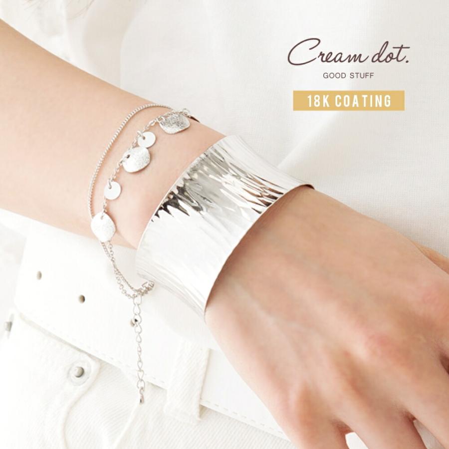 Cream dot. 【本日限定！全品ポイント10倍】バングル ワイドバングル 