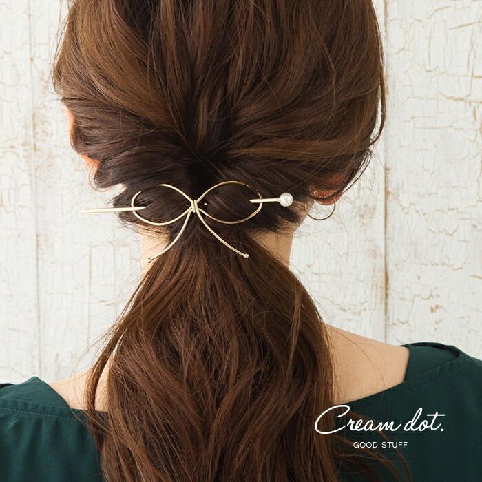 全品送料無料 9月26日23 59迄 マジェステ ヘアアレンジ リボン ゴールド シルバー ワイヤー ヘアアクセ 結婚式 シンプル 上品 ブランド Outlet Cream Dot 通販 Paypayモール