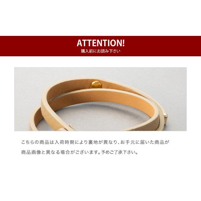 Cream dot. ブレスレット レディース ゴールド リアルレザー 本 Cream dot. ブレスレット レディース ゴールド リアルレザー 本