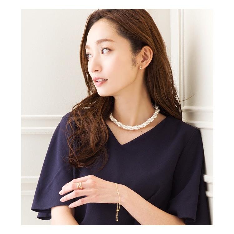 Cream dot.（クリームドット） ネックレス 小粒 パール 3連 ボリューム 