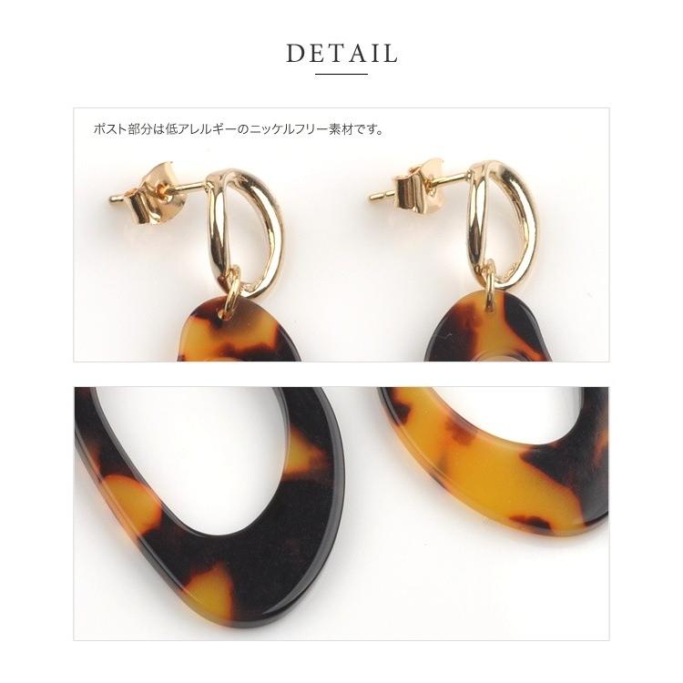 ピアス 金属アレルギー ニッケルフリー 大ぶり マーブル ゴールド プレート 変形 サークル ベージュ ブラウン ゆうパケット送料無料 A Cream Dot 通販 Yahoo ショッピング