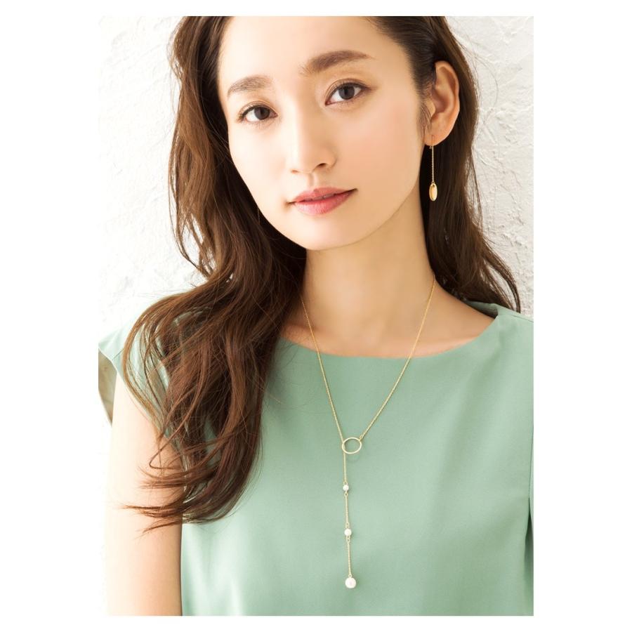agete ロングY字ネックレス　ルビー agete ロングY字ネックレス ルビー agete アガット Y字ロング