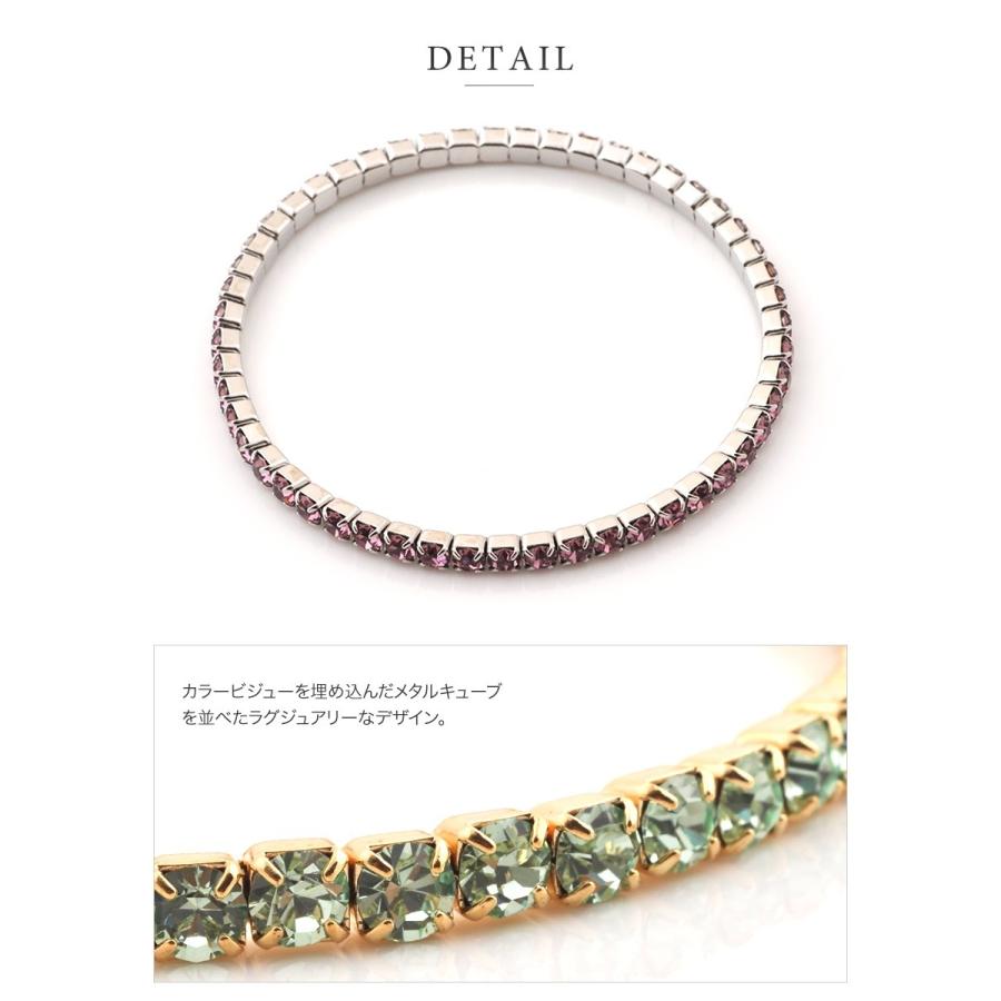 Cream dot.（クリームドット） テニスブレスレット ゴールド シルバー 