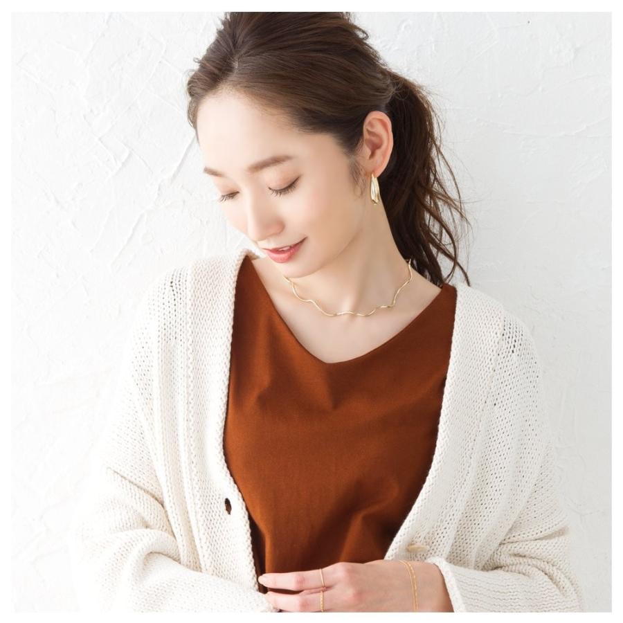 チョーカー ネックレス レディース ひねり 大人 上品 エレガント 華奢 シンプル フェミニン 結婚式 お呼ばれ ゆうパケット送料無料 Cream Dot 通販 Paypayモール