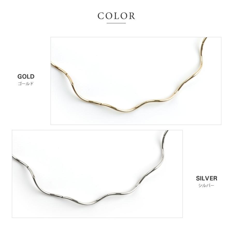 チョーカー ネックレス レディース ひねり 大人 上品 エレガント 華奢 シンプル フェミニン 結婚式 お呼ばれ | Cream dot. | 03