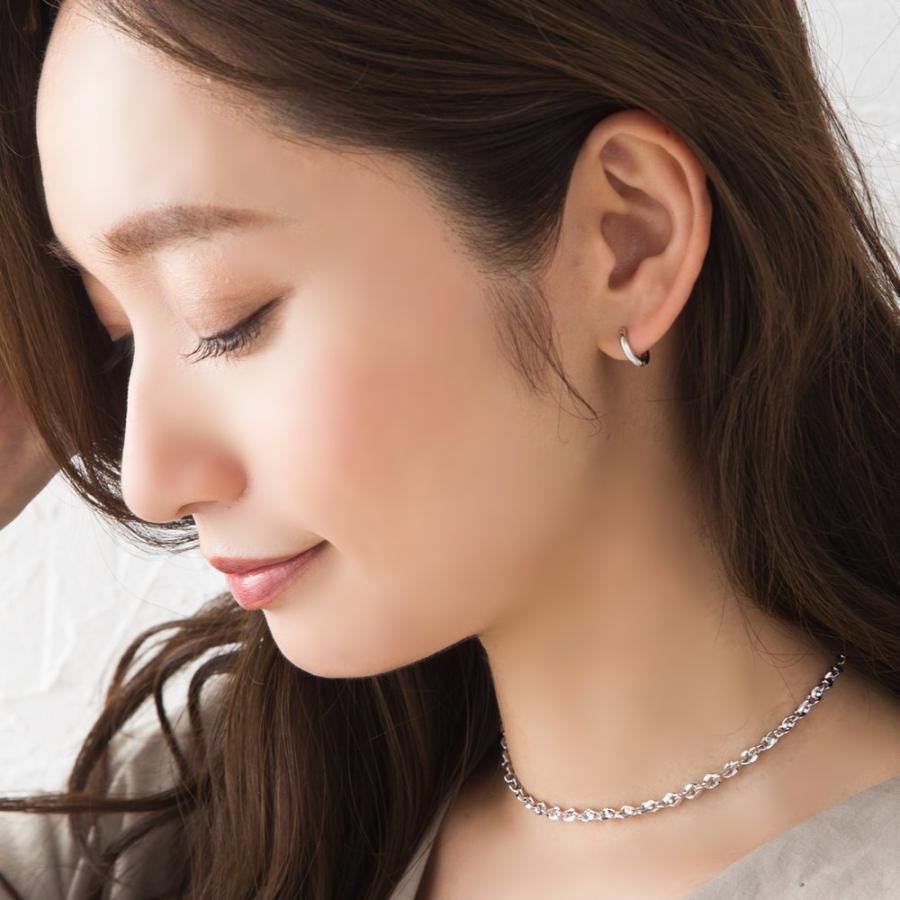 【正規品】DIORピアス シルバー925 フープ型ピアス 片耳用 フープピアス シルバー925 リング 中折れ式 ブランド メンズ