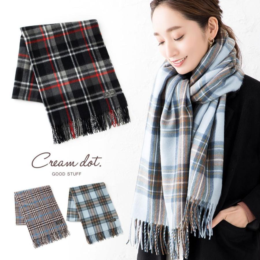完売です❗歳末感謝♥《新品》チェック柄ちょい大判ストール マフラー  