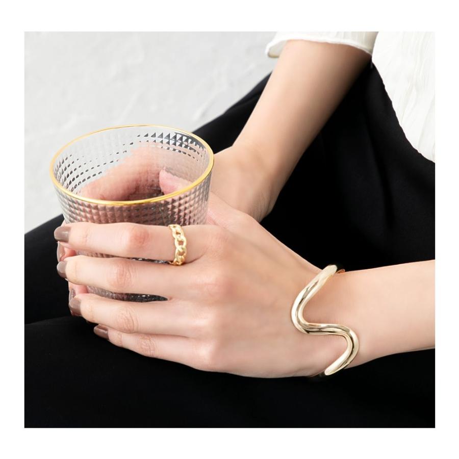 バングル レディース ブレスレット シルバー ウェーブライン S字 大人カジュアル シンプル 可愛い ゆうパケット不可 Cream Dot 通販 Paypayモール