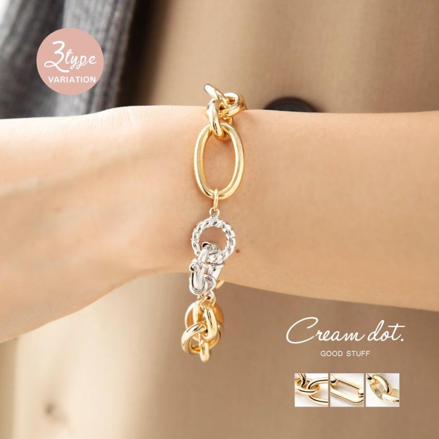 選べる3タイプ ブレスレット レディース ブランド ゴールド シルバー 大人 上品 エレガント 大人カジュアル ゆうパケットok Cream Dot 通販 Paypayモール