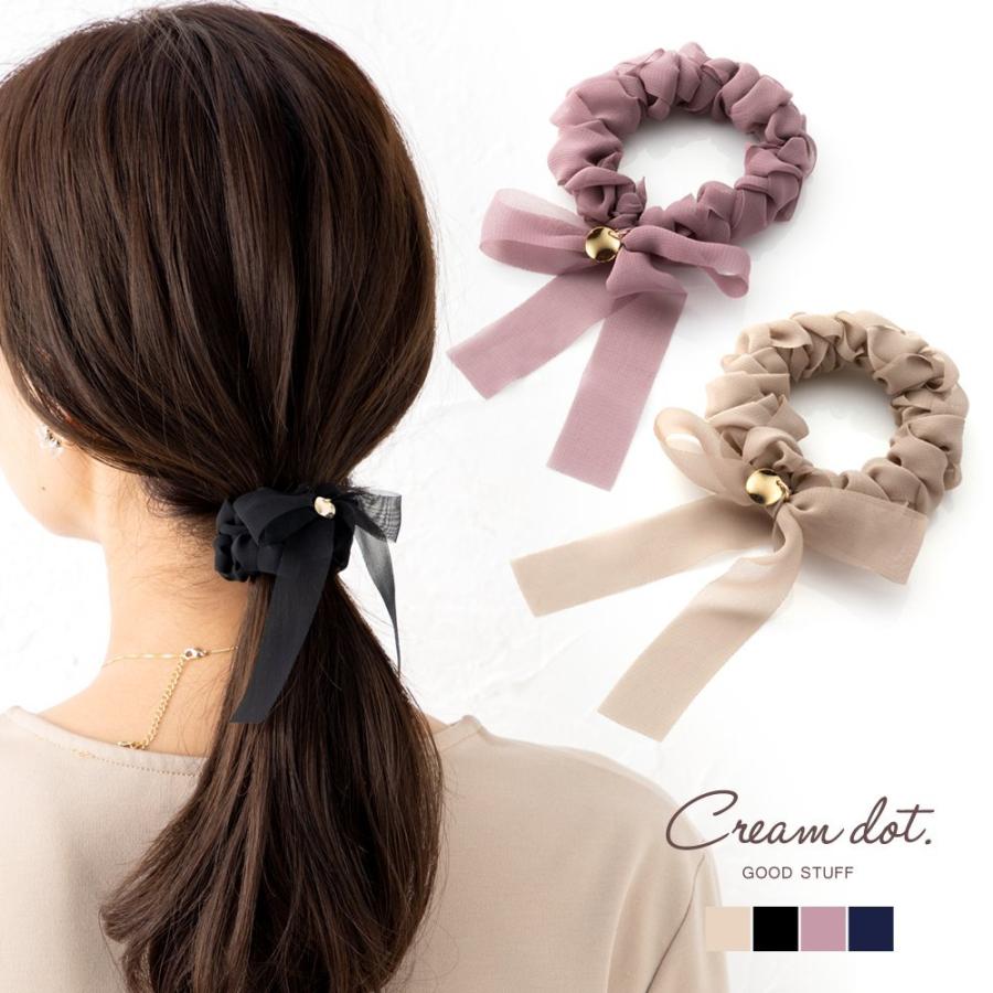 ヘアゴム 大人っぽい おしゃれ ヘアアクセサリー 編み込み プレート 大人 上品 エレガント きれいめ フェミニン ゆうパケットok Outlet Cream Dot 通販 Paypayモール