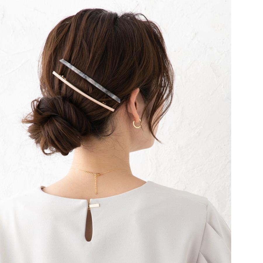 Cream dot. 全6色 バレッタ ヘアクリップ 大きめ 艶 エポキシ樹脂 