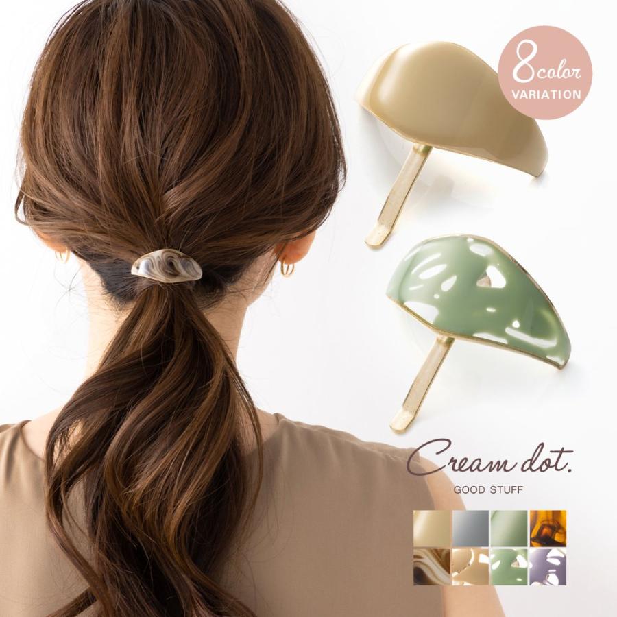 Cream dot. ポニーフック ヘアフック ヘアカフス ヘアゴム 髪留め  