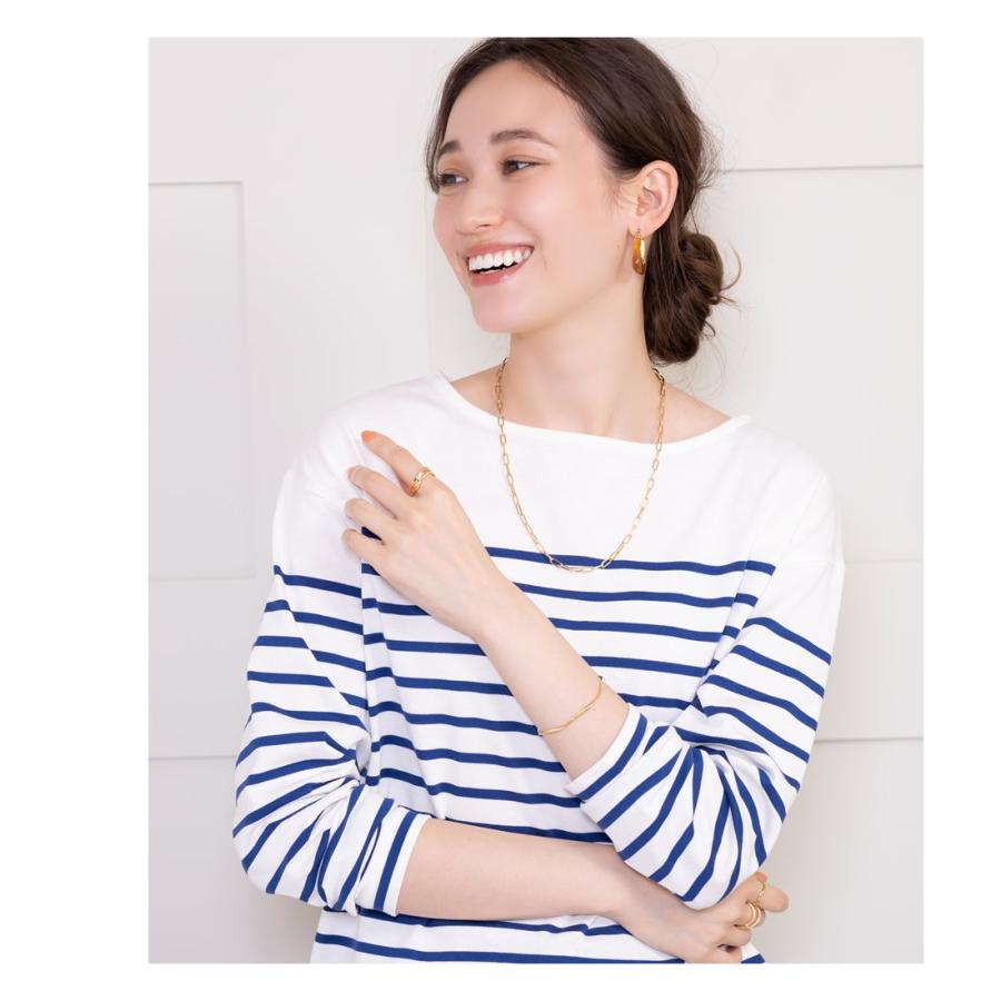 美品　大ぶりJLS ネックレス Cream dot. ネックレス ロングネックレス 大ぶり レディース