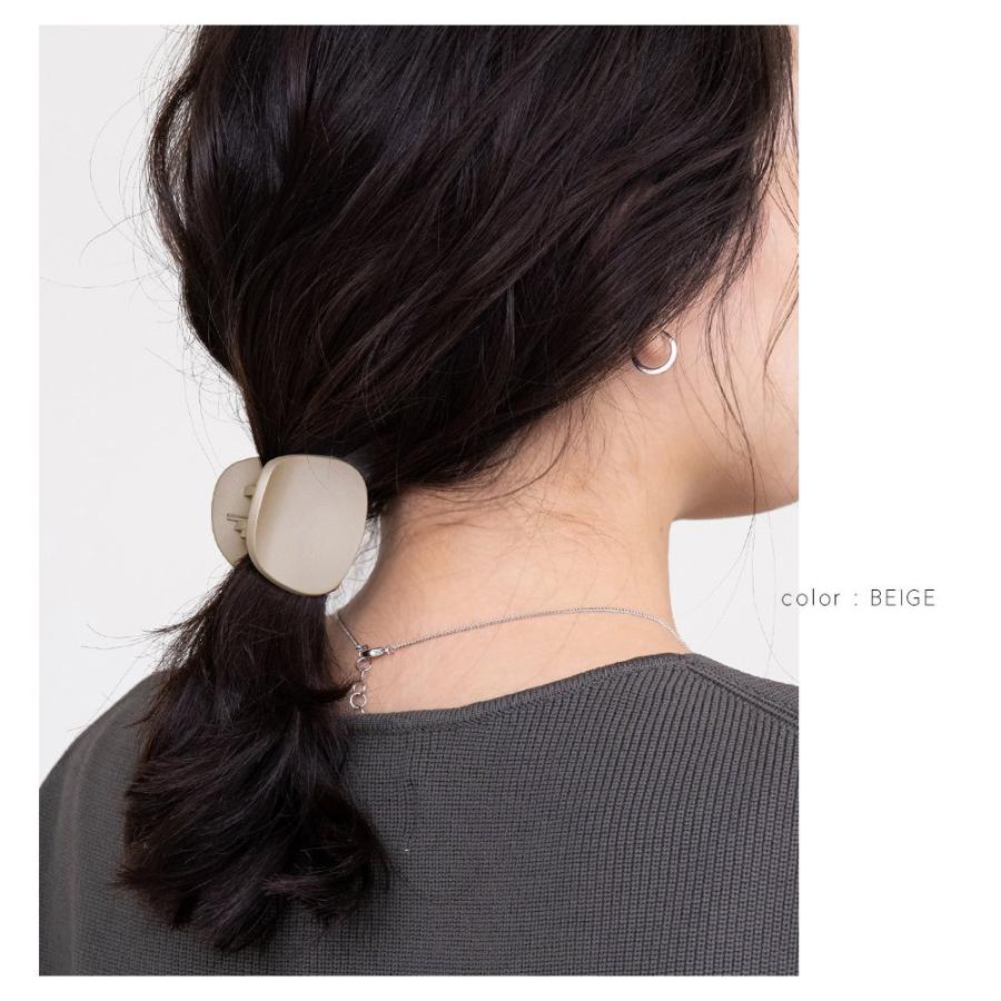お買得】 バンスクリップ おしゃれ ヘアクリップ レディース シンプル オーバル 上品 くすみカラー 大人 エレガント 定形外郵便送料無料 ヘアアクセサリー ヘアクリップ バンスクリップ ヘアアクセ くすみ マット つや消し