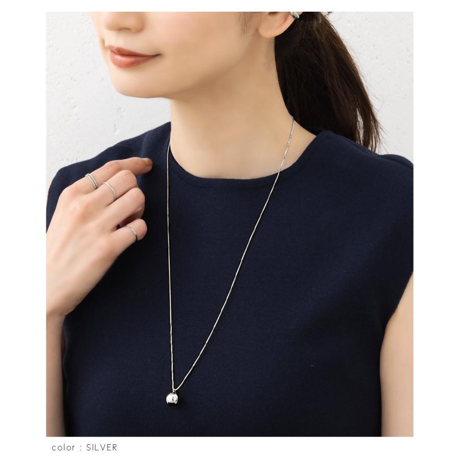 【最大30％OFF×全品送料無料】金属アレルギー対応 ネックレス ロングネックレス ニッケルフリー ベネチアンチェーン 大人 上品 エレガント | Cream dot. | 05