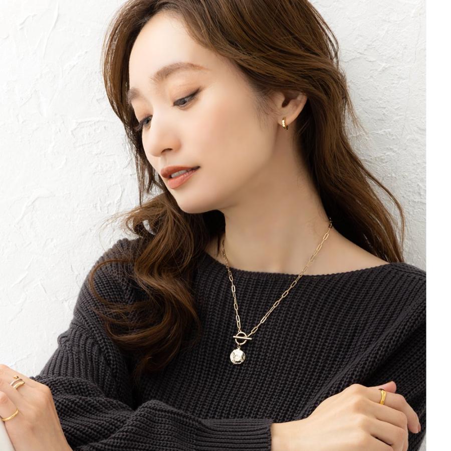 Cream dot. 【全品送料無料⇒8月31日23：59迄】ピアス フープ