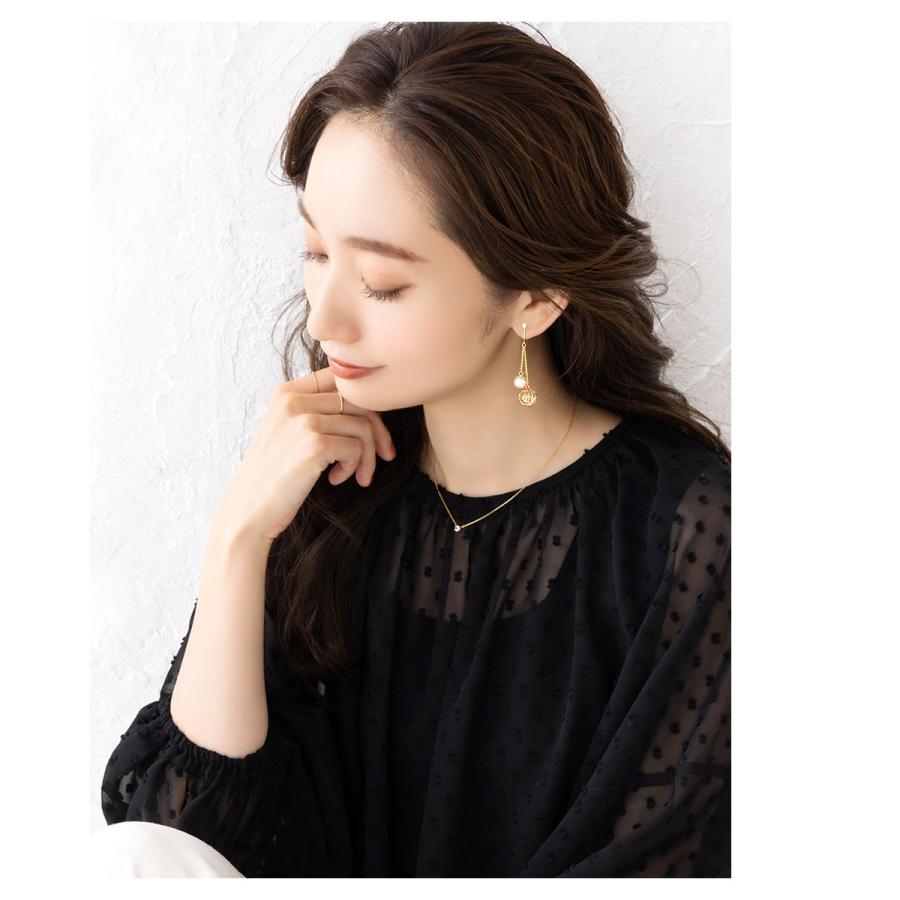 Cream dot. 選べる ピアス イヤリング 金属アレルギー ネジ式