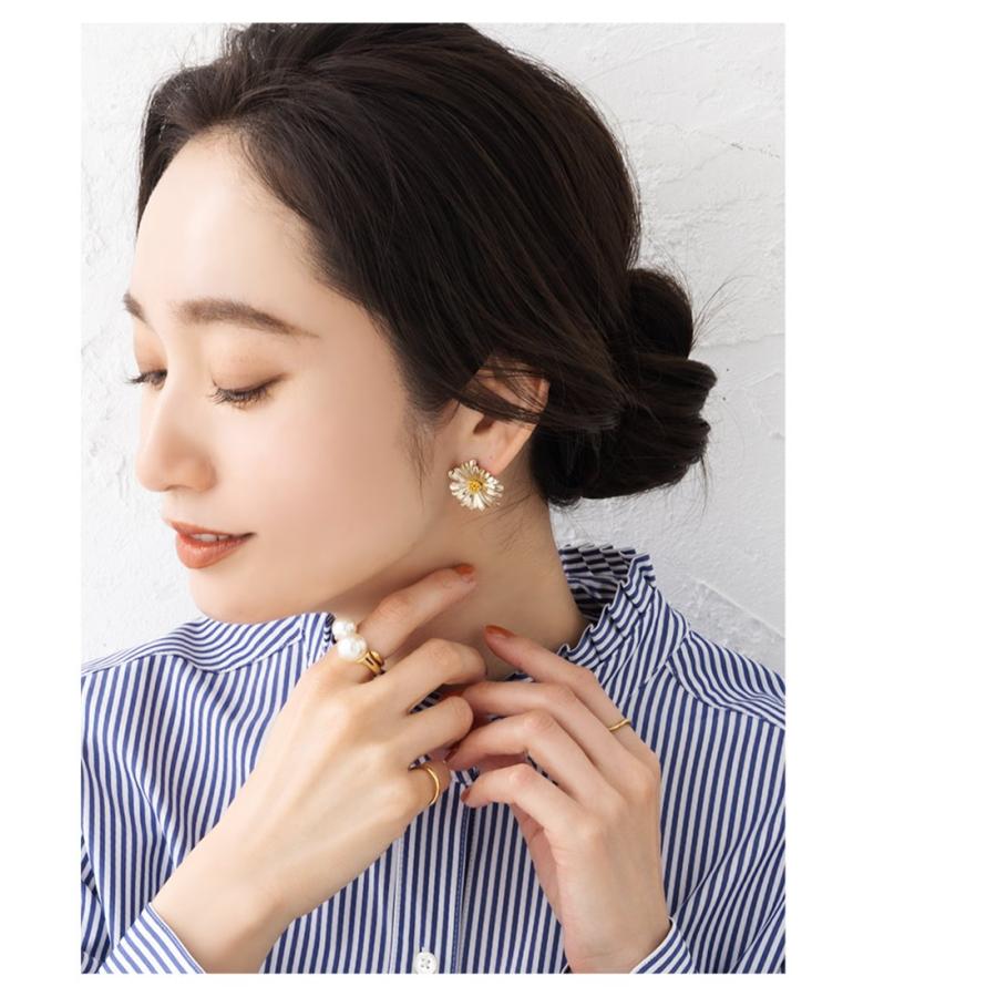 Cream dot. 2点セット リング 指輪 金属アレルギー セットリング Cream dot. 2点セット リング 指輪 金属アレルギー セットリング
