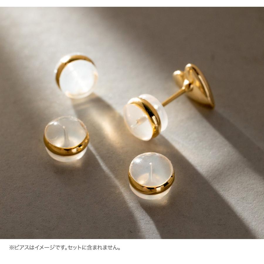 Cream dot. 4個セット ピアス キャッチ シリコン樹脂 落ちない 2 Cream dot. 4個セット ピアス キャッチ シリコン樹脂 落ちない 2