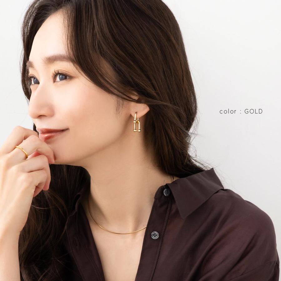 Cream dot. ピアス フープピアス 金属アレルギー ニッケルフリー