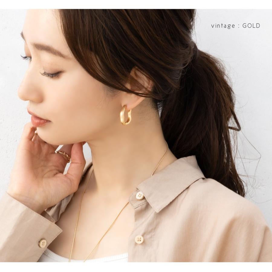 Cream dot.（クリームドット） 金属アレルギー対応 ピアス フープ 