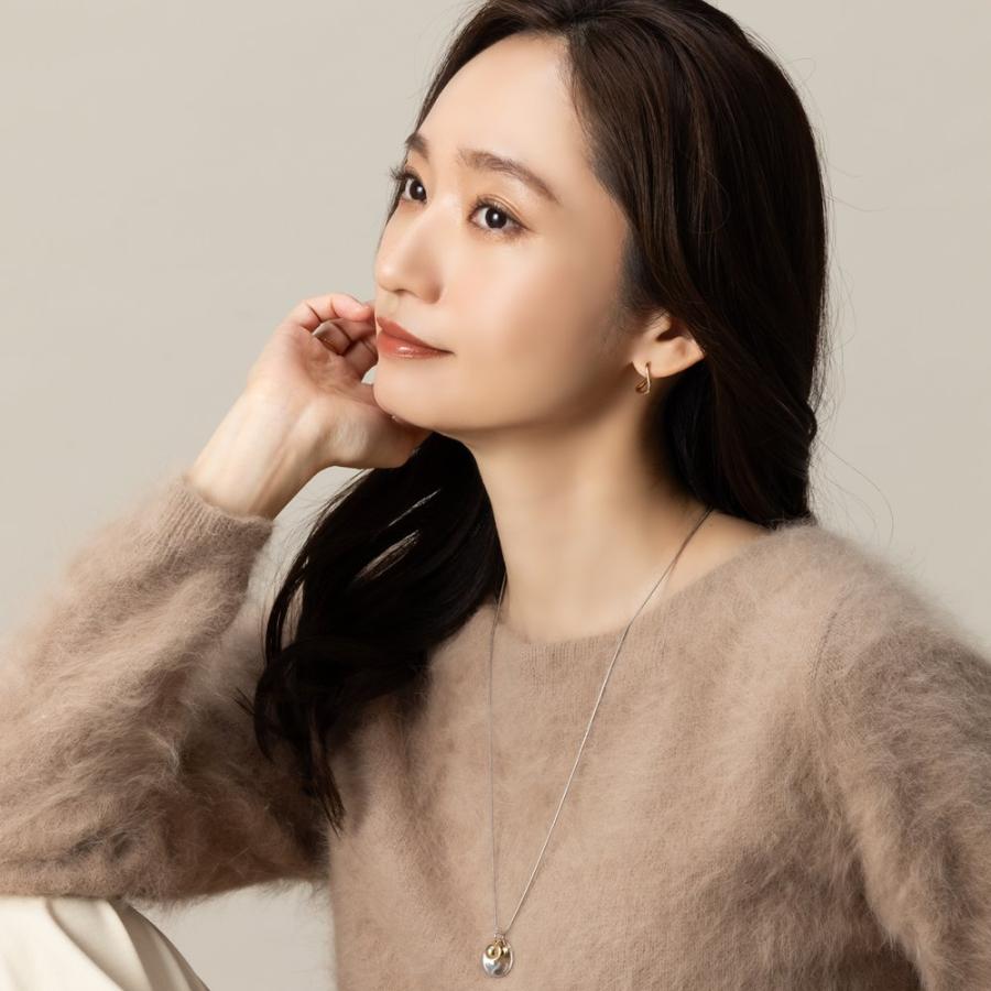 【最大30％OFF×全品送料無料】金属アレルギー対応 ピアス フープ ニッケルフリー 18kコーティング ウェーブ 変形 クロス ねじり キャッチレス | Cream dot. | 11