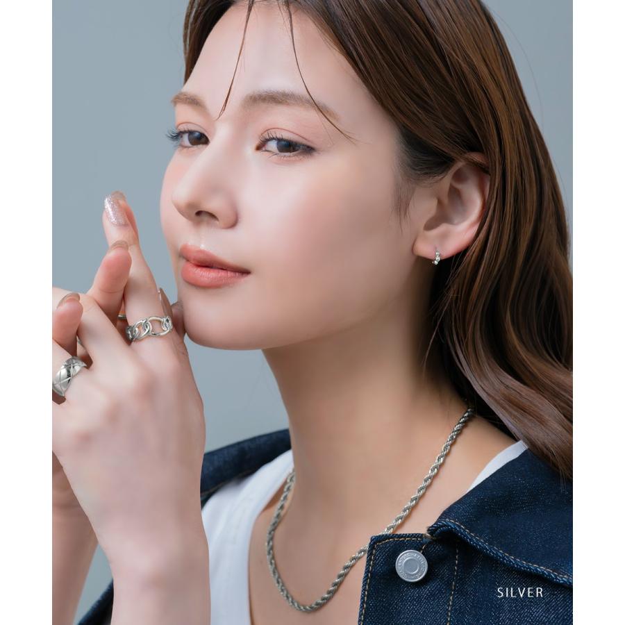 【最大30％OFF×全品送料無料】金属アレルギー対応 ピアス ニッケルフリー 18kコーティング フープ キャッチレス 中折れ 極小 メタルボール フィットピアス | Cream dot. | 10