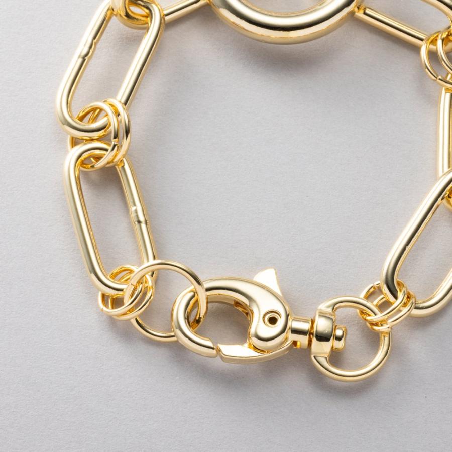 Cream dot. ブレスレット レディース アンカーシャックル オーバル