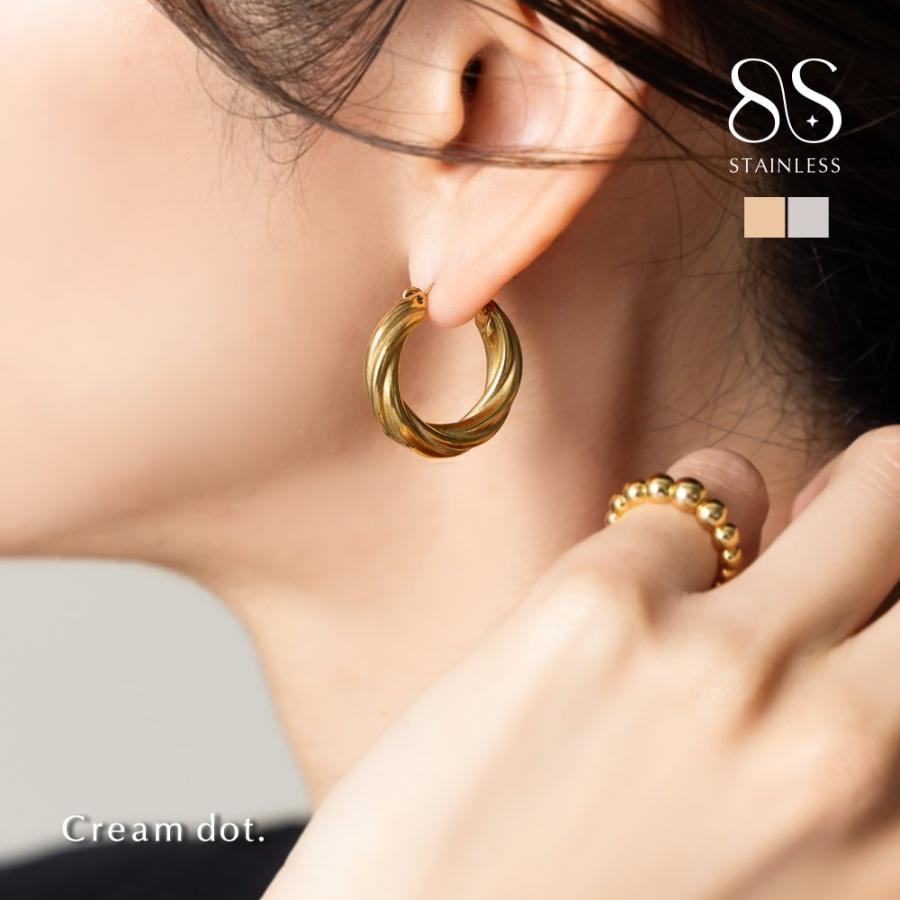 Cream dot.（クリームドット） サージカルステンレス ピアス 金属