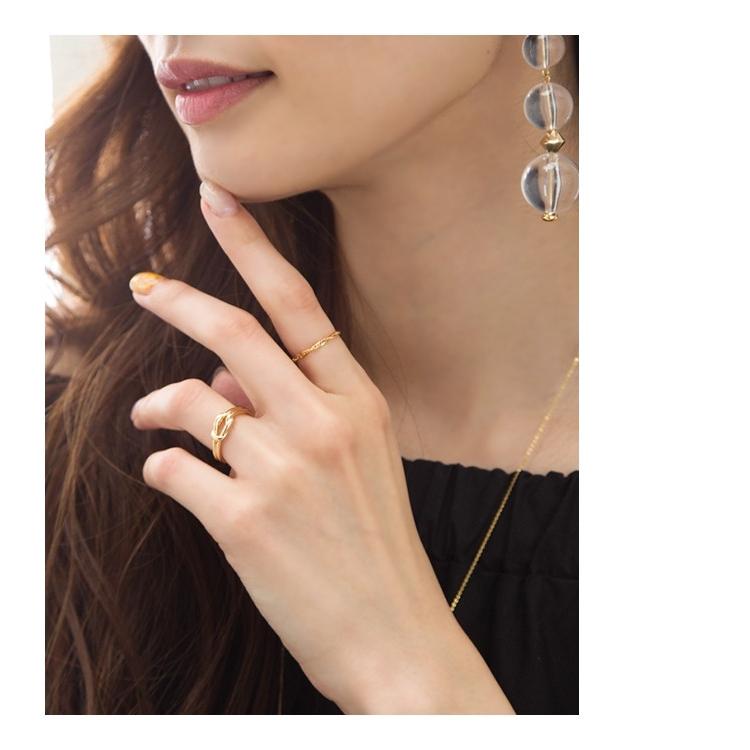 リング 結び目 指輪 レディース シルバー ゴールド ピンクゴールド シンプル キレイめ 結婚式 お呼ばれ ゆうパケットok Outlet K Cream Dot 通販 Yahoo ショッピング