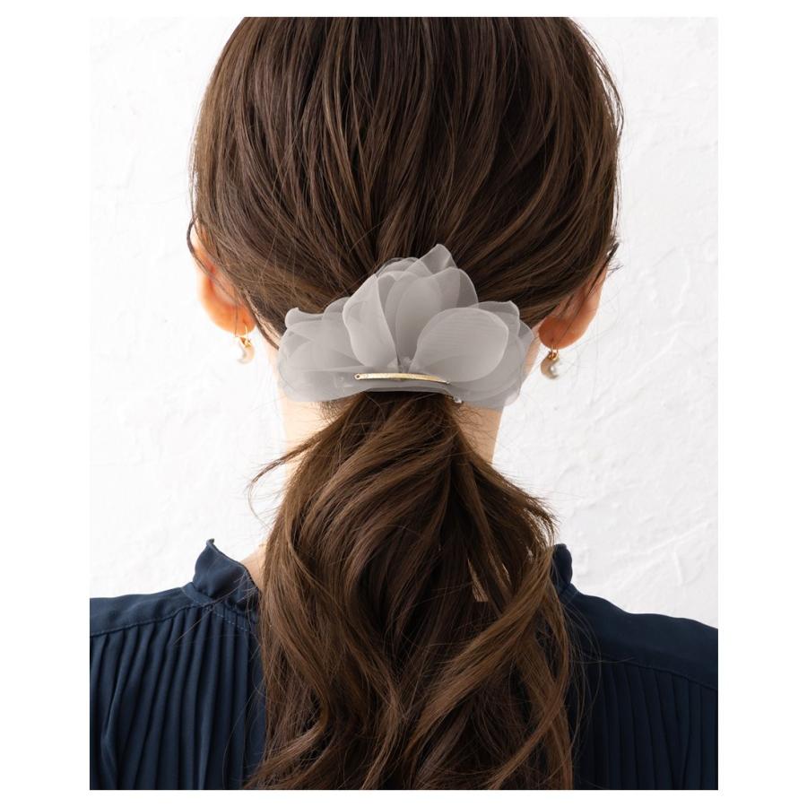 オーダーメイド リバティ ヘアクリップ パッチン バレッタ ヘアゴム Cream dot. 【本日限定！2点10％OFFクーポン】バレッタ ヘア