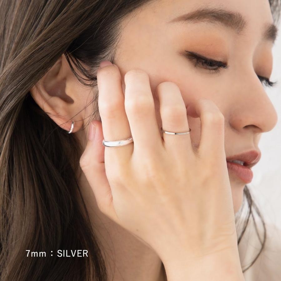 Cream dot. シルバー925 ピアス フープピアス 金属アレルギー