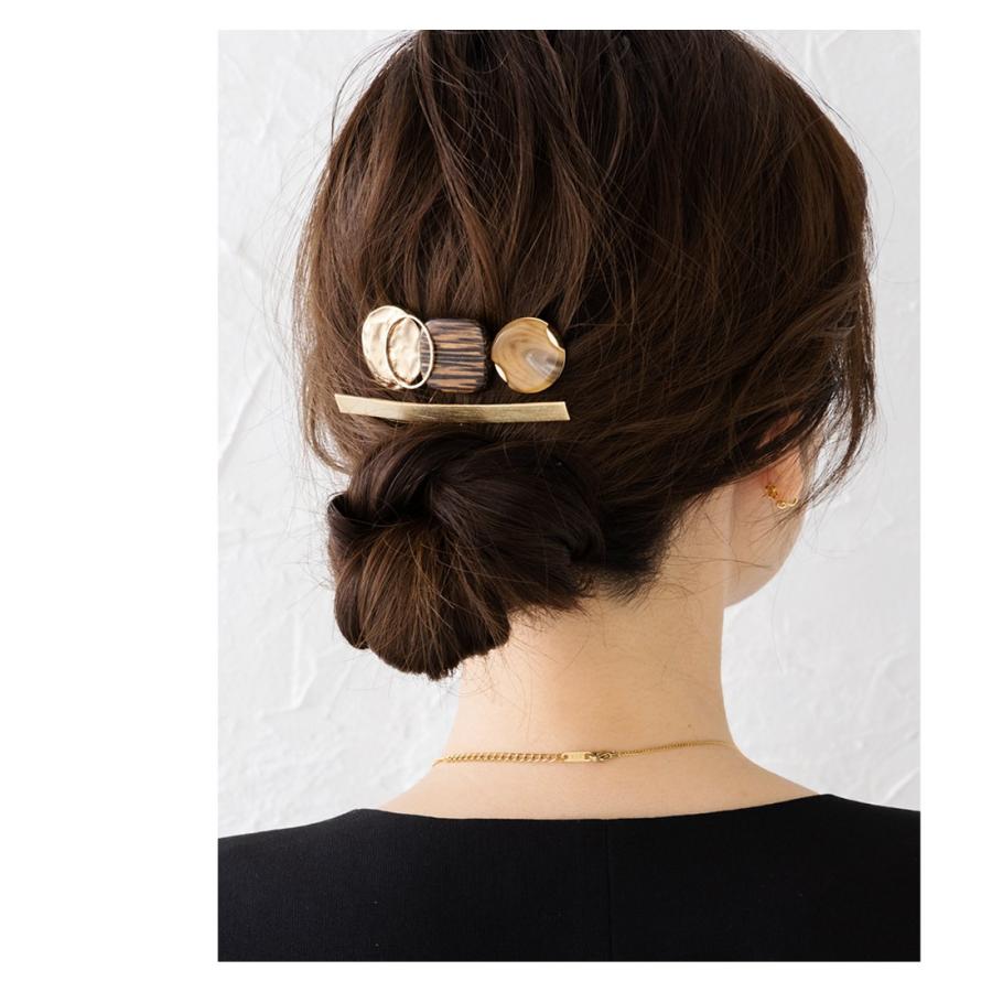 Cream dot. バレッタ ヘアクリップ ヘアアクセサリー 髪留め ボタン 異 