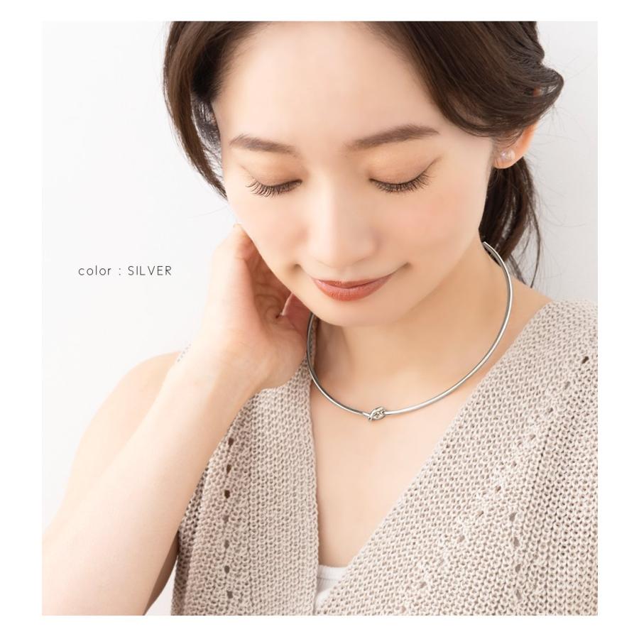 Cream dot. チョーカー ネックレス レディース ノット シンプル Cream dot. チョーカー ネックレス レディース ノット シンプル