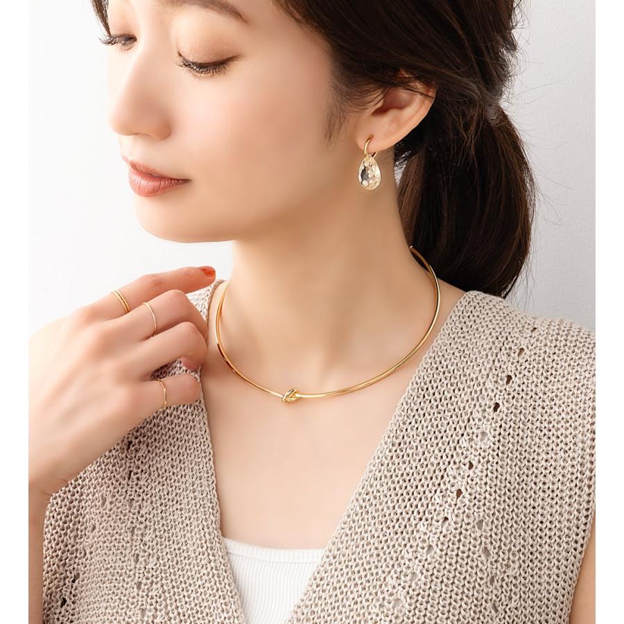 Cream dot. チョーカー ネックレス レディース ノット シンプル Cream dot. チョーカー ネックレス レディース ノット シンプル