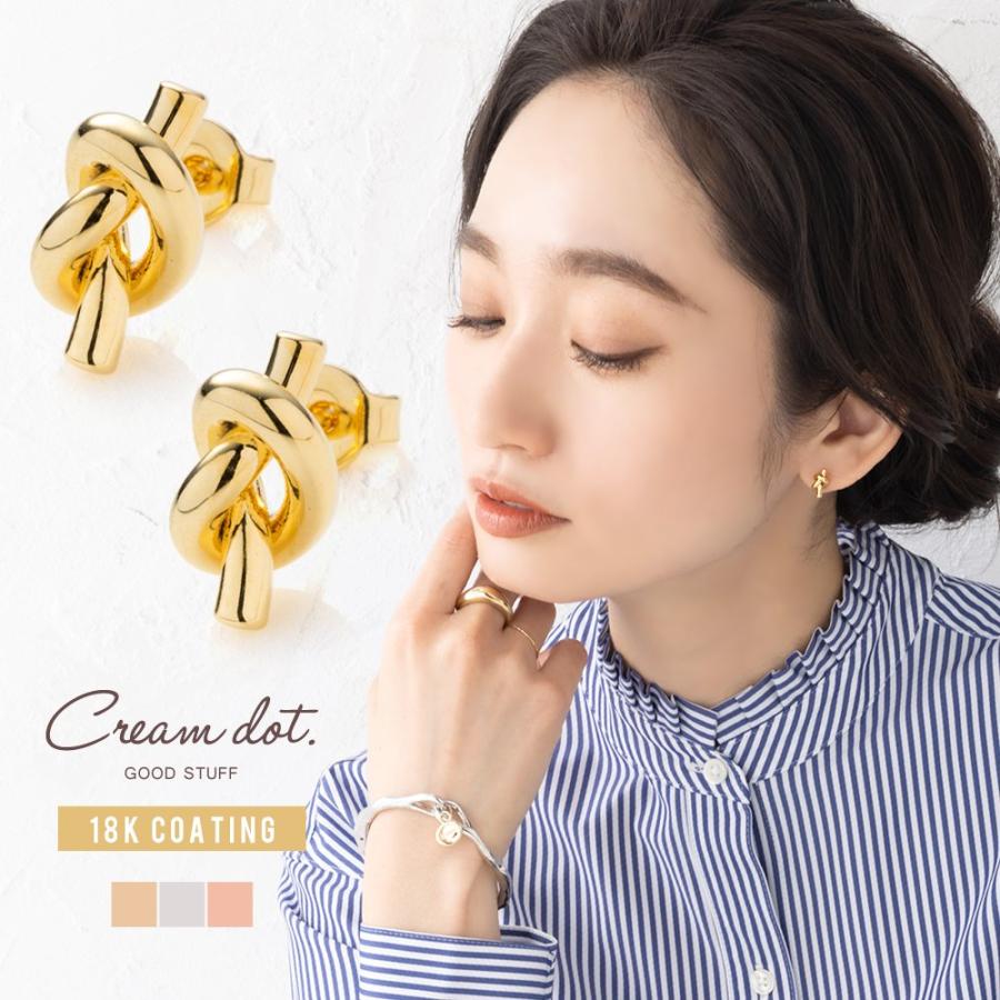 Cream dot.（クリームドット） ピアス 18kコーティング レディース