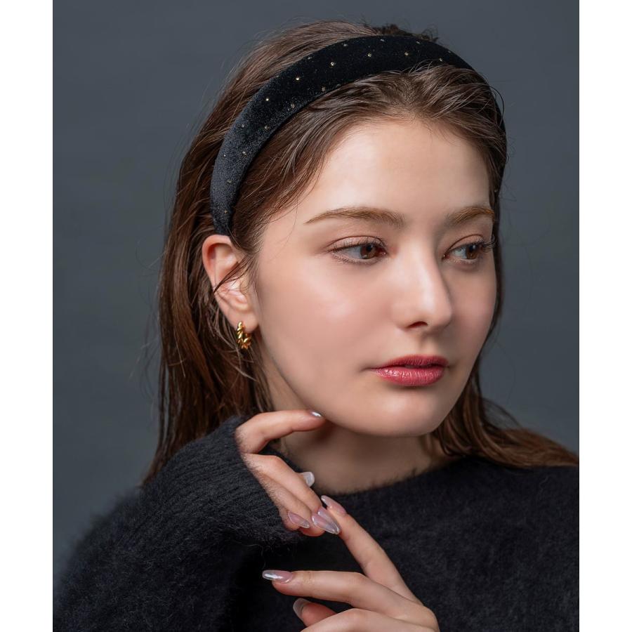 Cream dot.（クリームドット） カチューシャ ベロア ベルベット 幅広