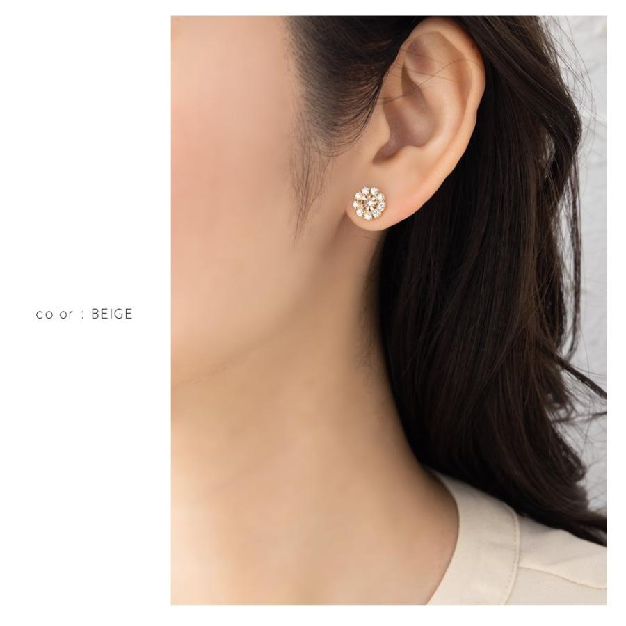 Cream dot. 選べる ピアス イヤリング チタンポスト スタッド