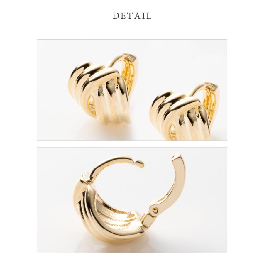 Cream dot.（クリームドット） ピアス フープピアス 中折れ メタル 