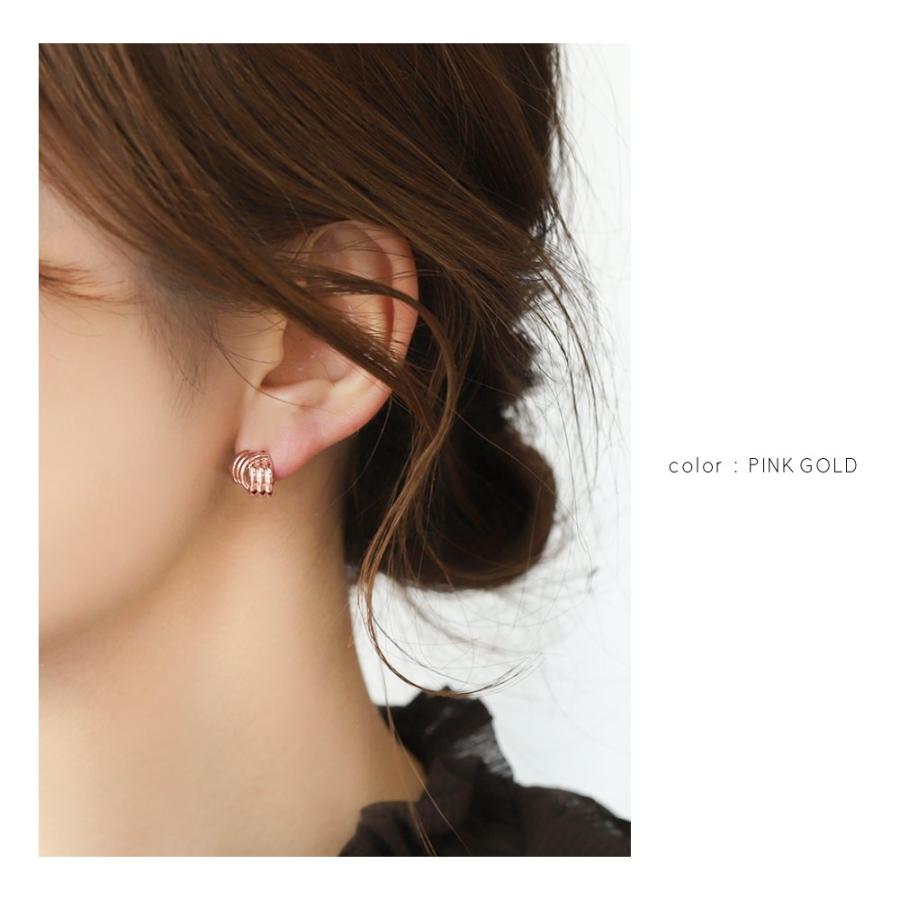 Cream dot. 【全品送料無料⇒10月13日23：59迄】ピアス フープ