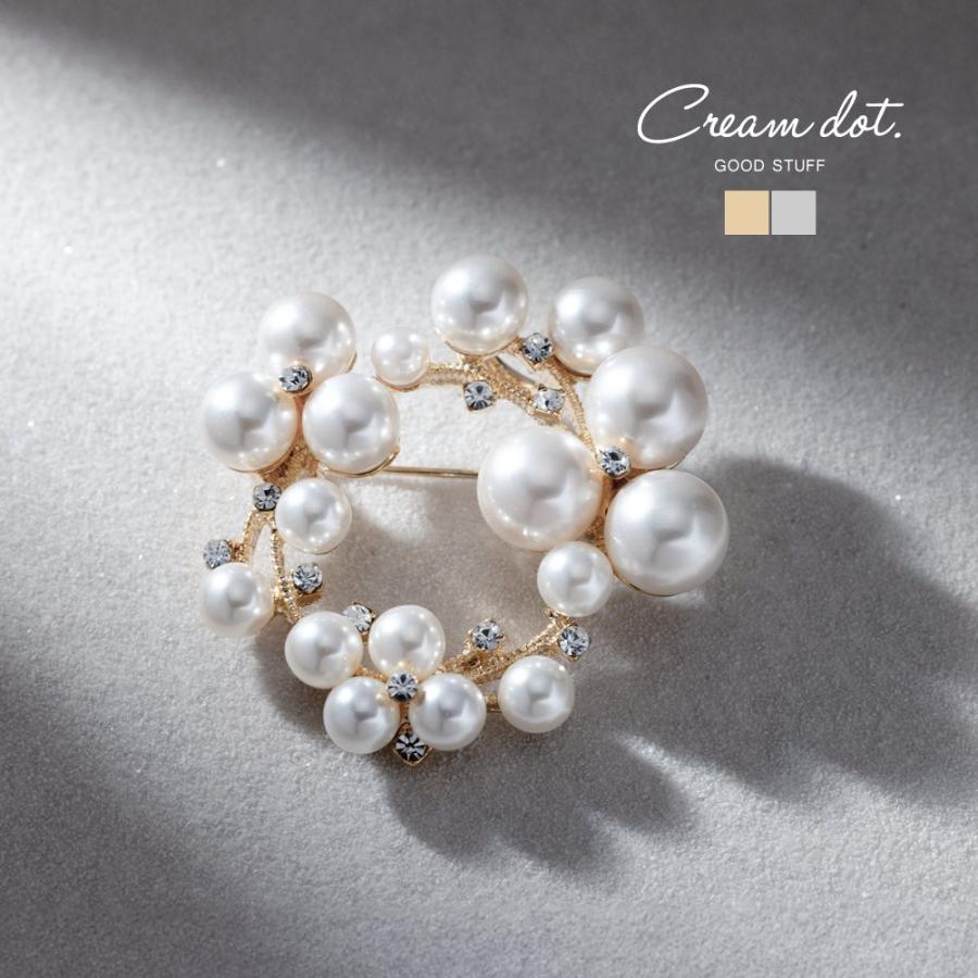 Cream dot.（クリームドット） ブローチ フォーマル 卒業式 卒園式