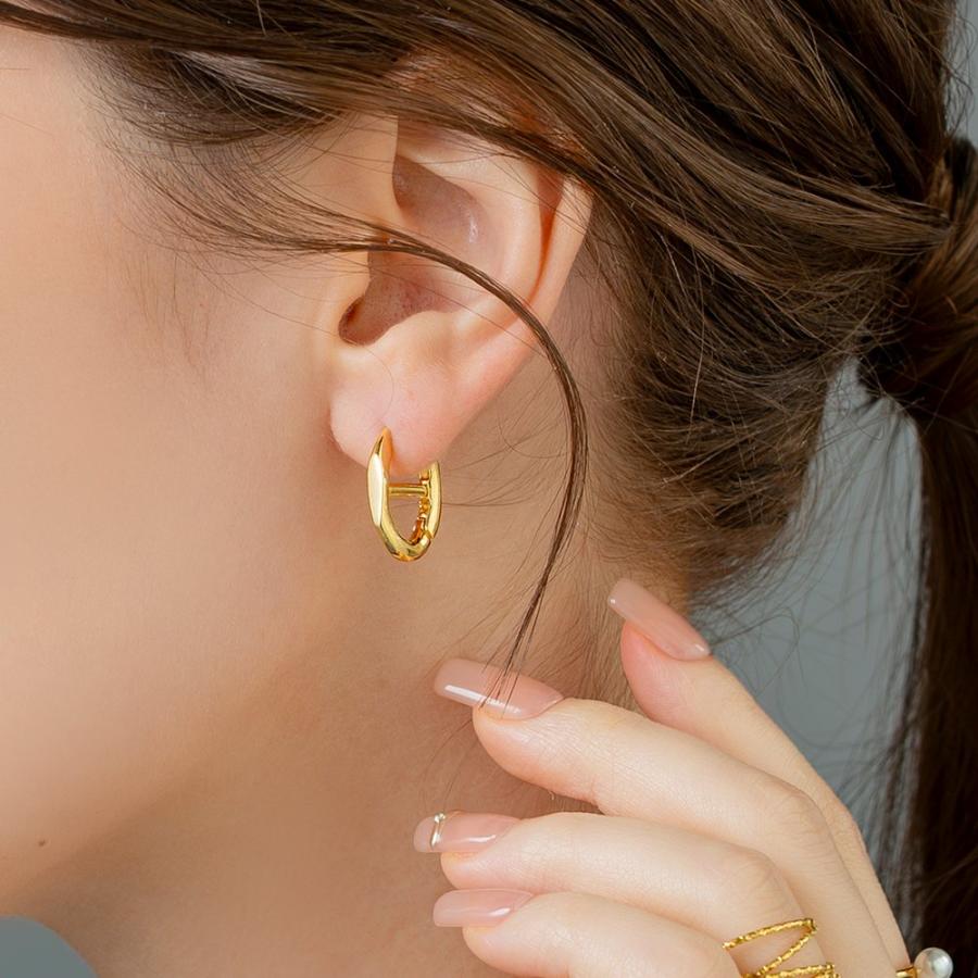 Cream dot.（クリームドット） ピアス フープピアス 18kコーティング
