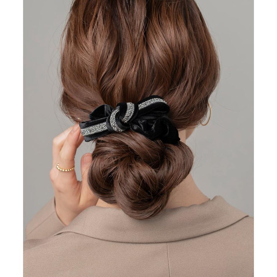 Cream dot.（クリームドット） シュシュ リボン ベロア ベルベット